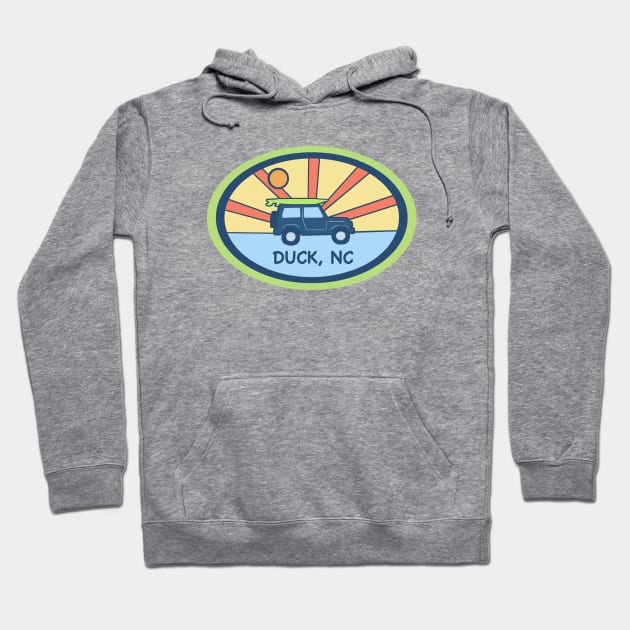 DUCK NC BEACH DAY Hoodie by Trent Tides